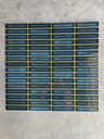 Gạch Mosaic thẻ que xanh rêu 32x145mm mã 310