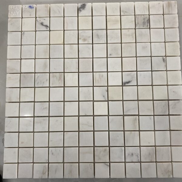 [LUX-48PV001] Mosaic đá trắng sữa kt 48x48