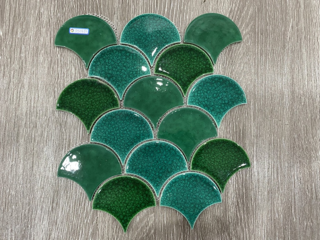 Gạch Mosaic vảy cá mix 3 màu mã 950781