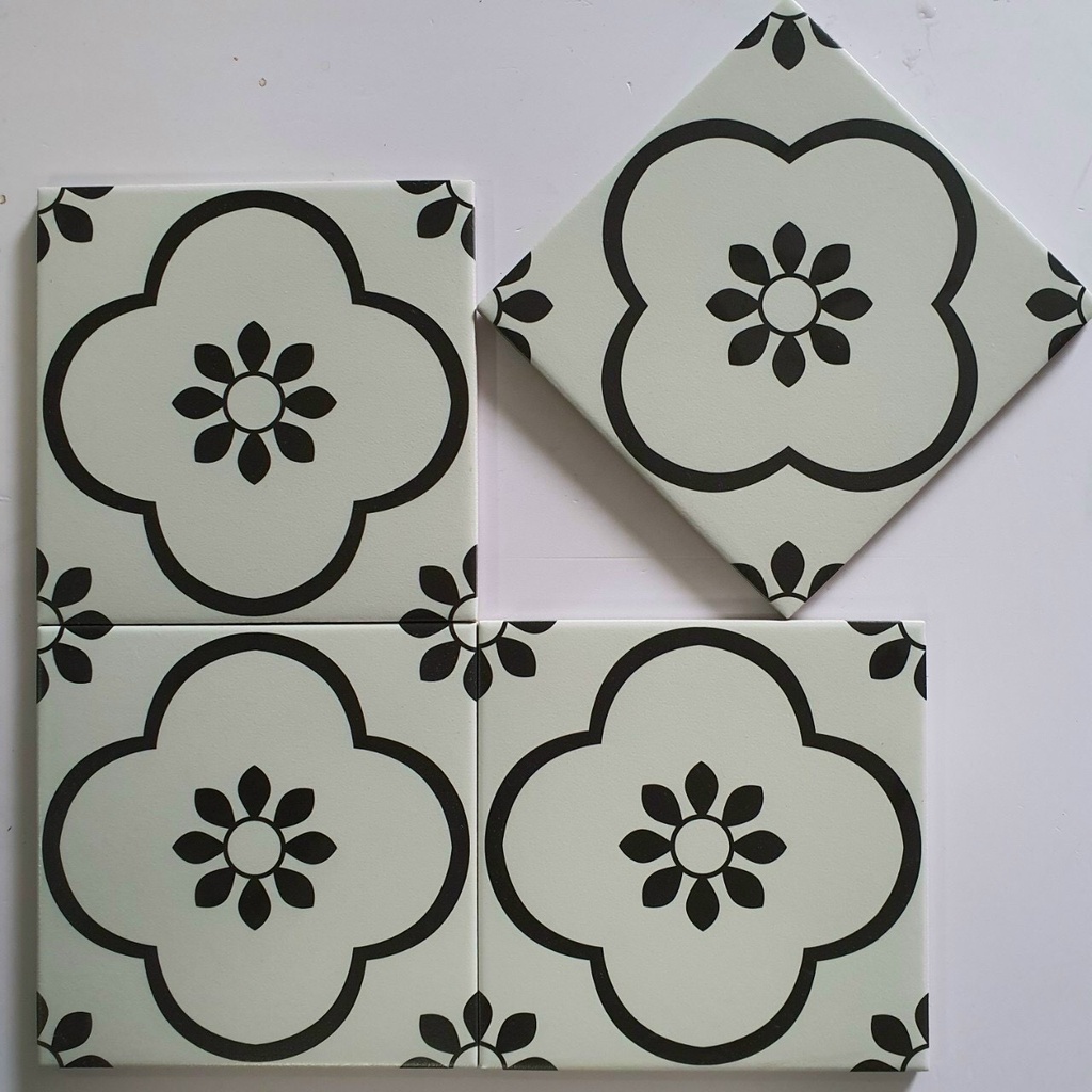 Gạch bông men kt 200x200mm mã KL2006
