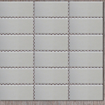 Gạch thẻ ốp tường màu trắng bóng 45x95mm 521