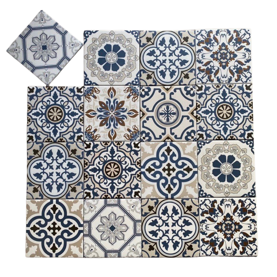 Gạch Bông Mix KT 200x200mm mã 20109 (BD Vàng)