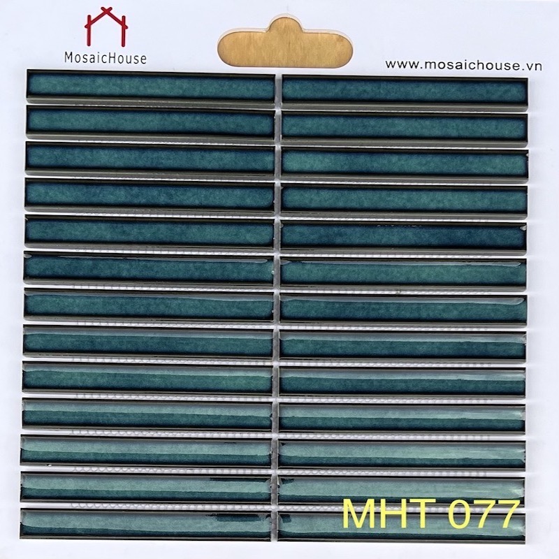 Gạch Mosaic Que Đũa Màu Xanh Biển MHT 077