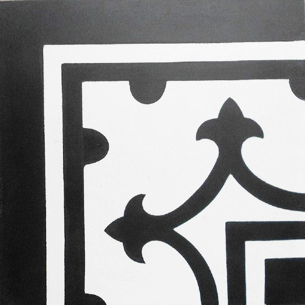 Gạch Bông Trung Quốc, men mờ xương porcelain, KT 200x200, góc NT2003-A (1 hộp/25 viên/1m2)