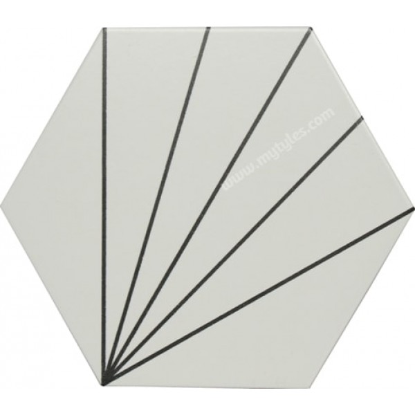 Gạch Bông Trung Quốc, men mờ xương porcelain, KT 200x230, 23007 (1 hộp/29 viên/1m2)