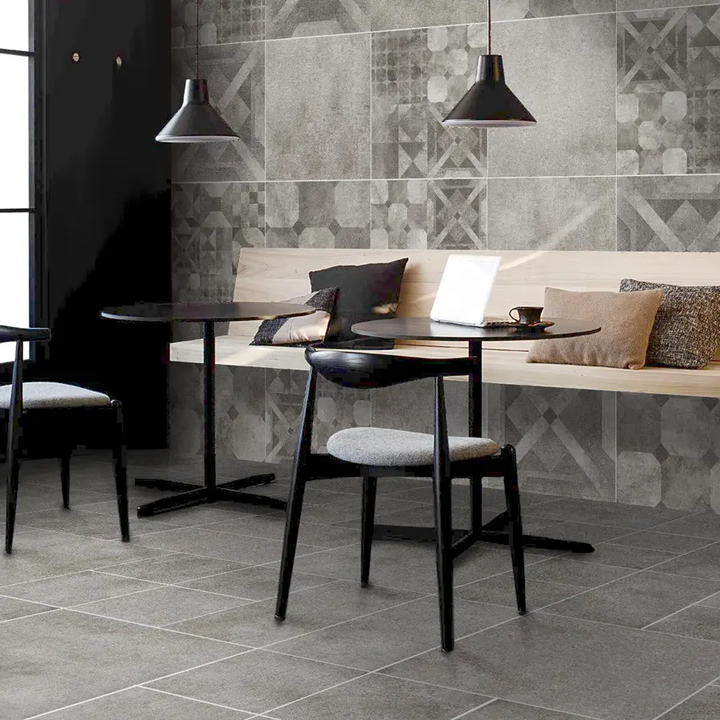Gạch lát nền tường 300x300 300x600 hình vuông gốm sứ chống trơn