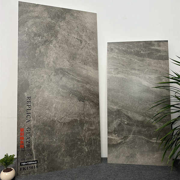 Gạch men giả đá Rustic, bề mặt mờ, kích thước 750x1500mm & 600x1200mm