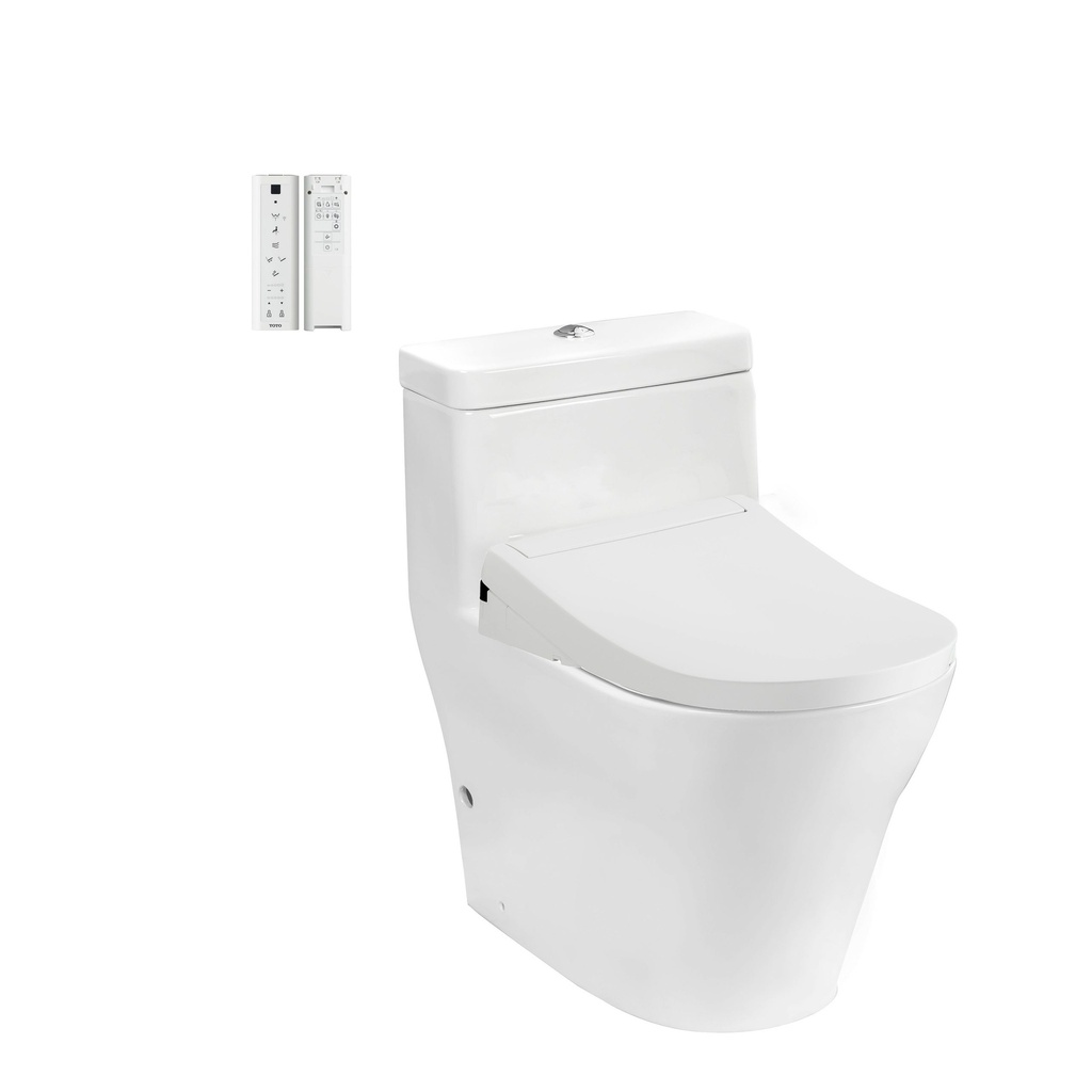 Bàn cầu một khối kèm nắp rửa điện tử WASHLET dòng S5 CW166RB_TCF34320GAA_T53P100VR