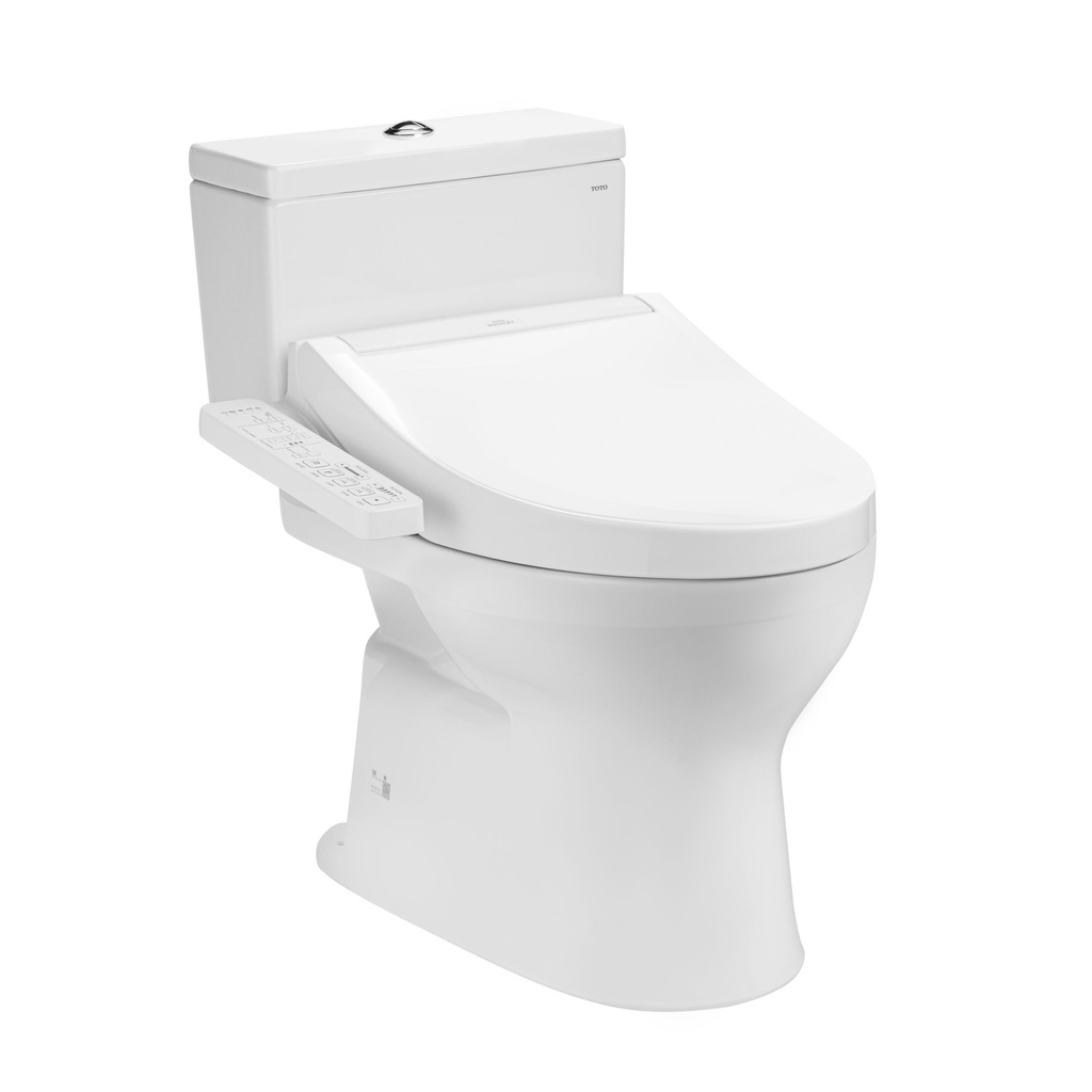 Bàn cầu 2 khối kèm nắp rửa điện tử WASHLET dòng C2 TCF23410AAA CS302DW16W