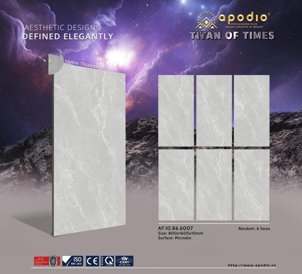 Gạch ốp lát Apodio 80x160 AF.10.86.6007 (Bayona)