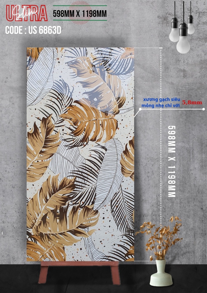 Gạch ốp lát Apodio US 6863 (598x1198x5.8mm)