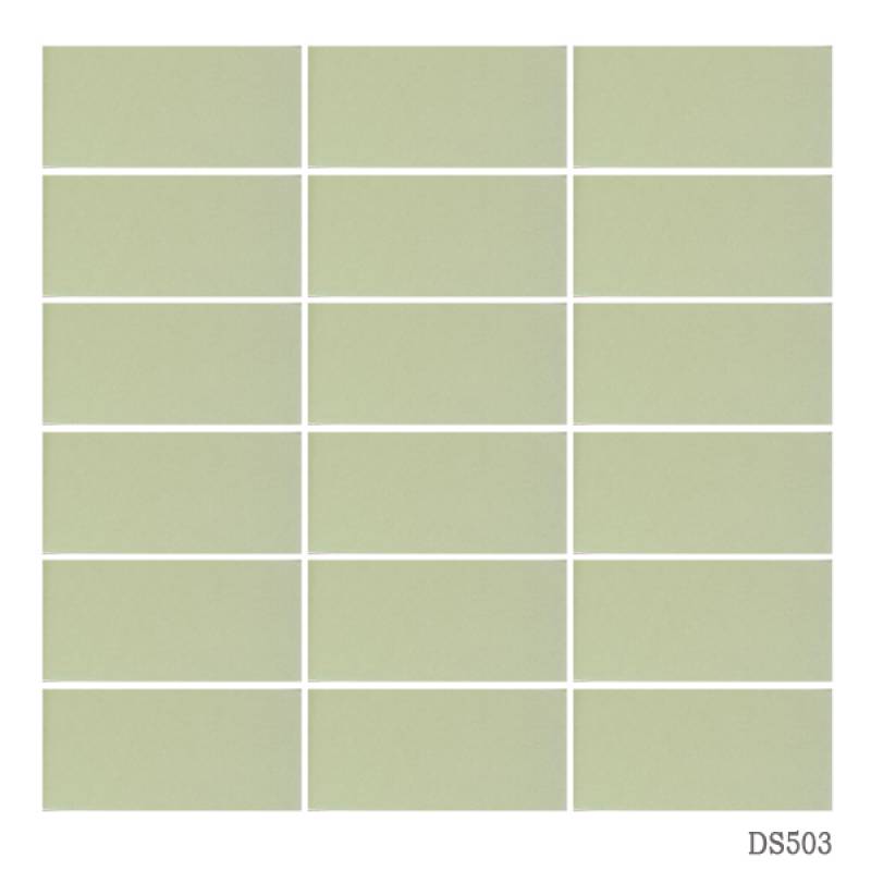 Gạch ốp tường vỉ giấy kích thước 45x95mm mã 503 màu xanh