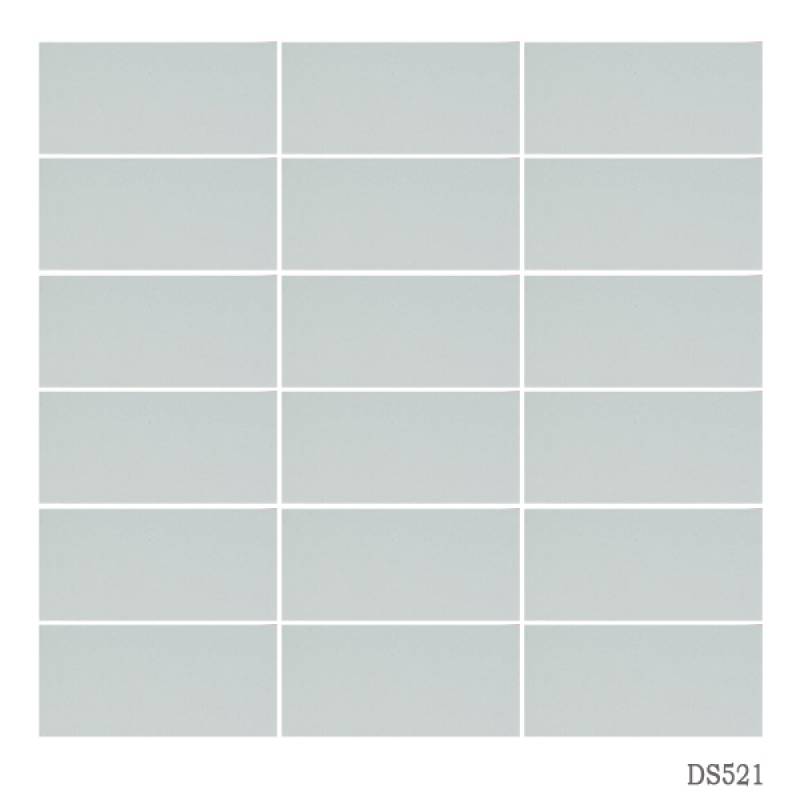 Gạch ốp tường vỉ giấy kích thước 45x95mm mã 521