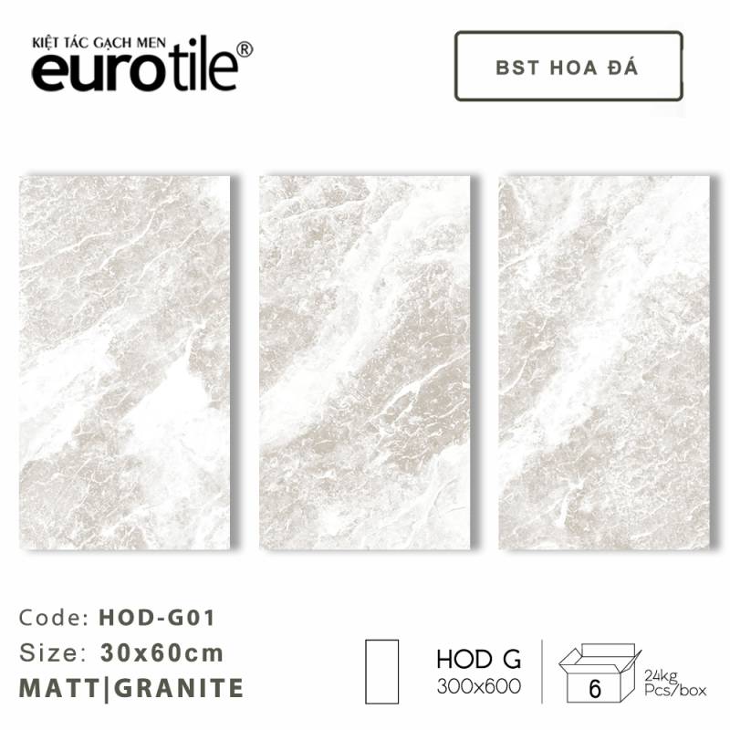 Gạch ốp lát Eurotile BST Hoa Đá 300*600mm HOD-G01