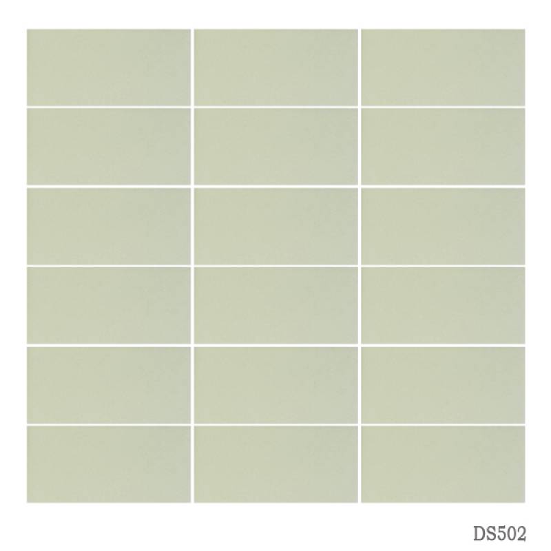 Gạch ốp tường vỉ giấy kích thước 45x95mm mã 502 màu xanh
