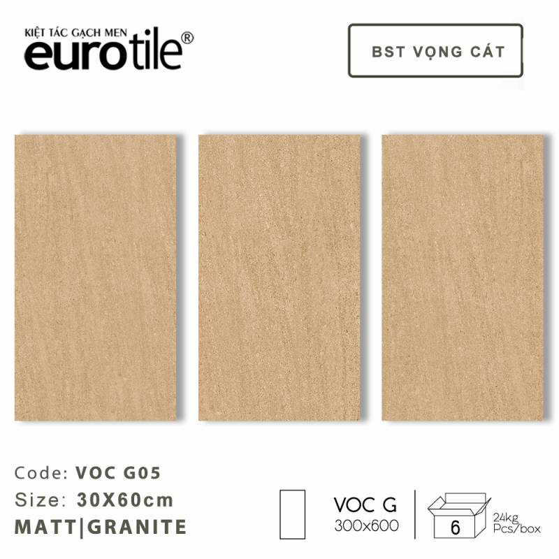 Gạch ốp lát vân xi măng Eurotile BST Vọng Cát 300*600mm VOC G05