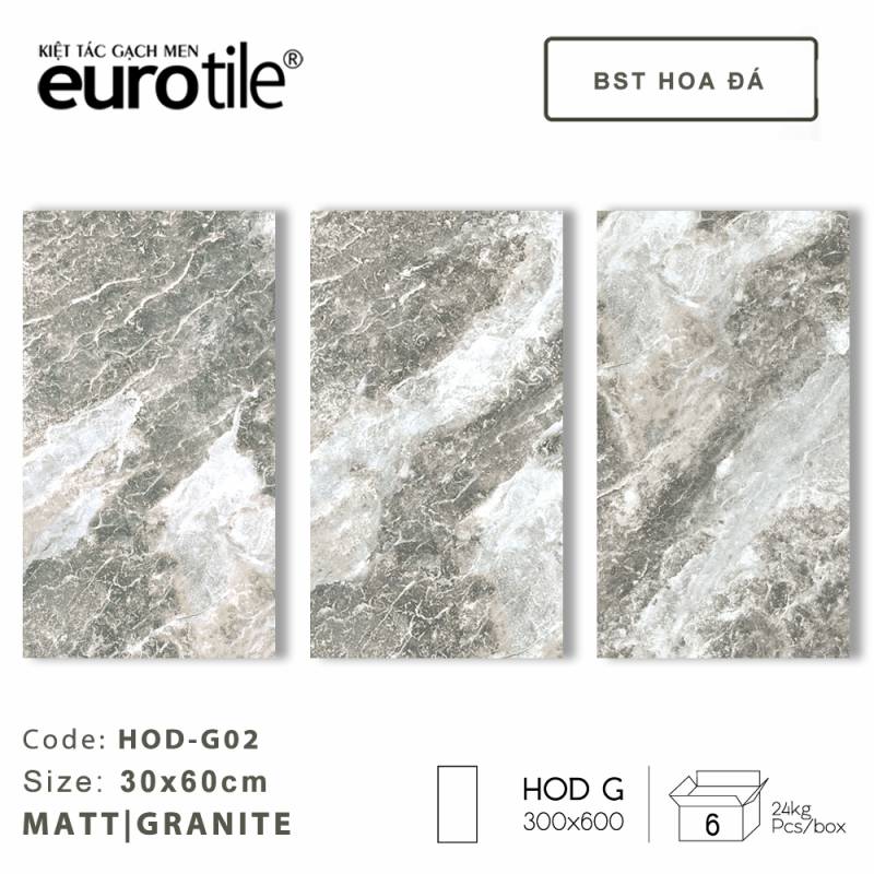 Gạch ốp lát Eurotile BST Hoa Đá 300*600mm HOD-G02