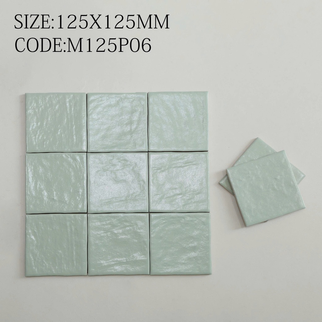 Gạch thẻ 125x125mm bề mặt ngọc trai cao cấp M125P06