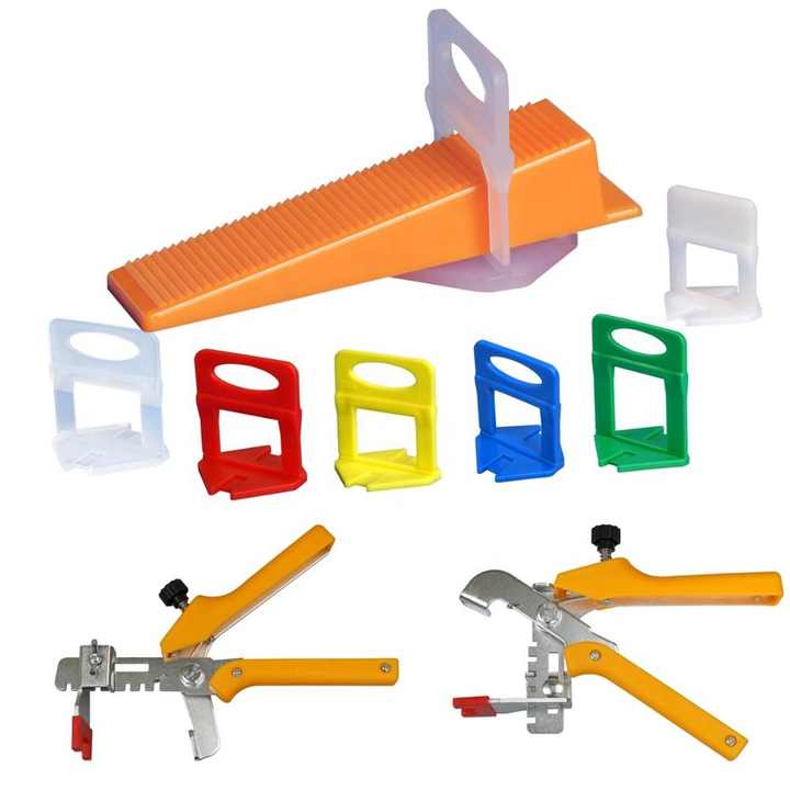 Phụ kiện cố định gạch chất liệu nhựa và dụng cụ lát gạch sứ