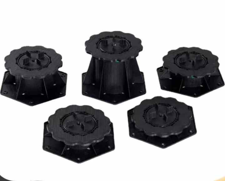 Hệ thống chân đế điều chỉnh bằng PVC chất liệu PP, nâng sàn với phụ kiện lát sàn