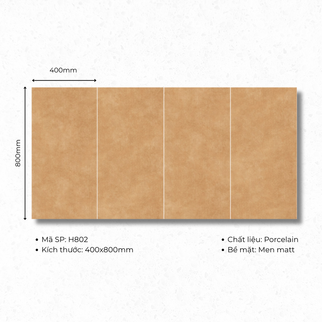 Gạch ốp lát 400x800 mã DS8802 (1thùng/ 1.92m2/ 6v/ 36,5kg)