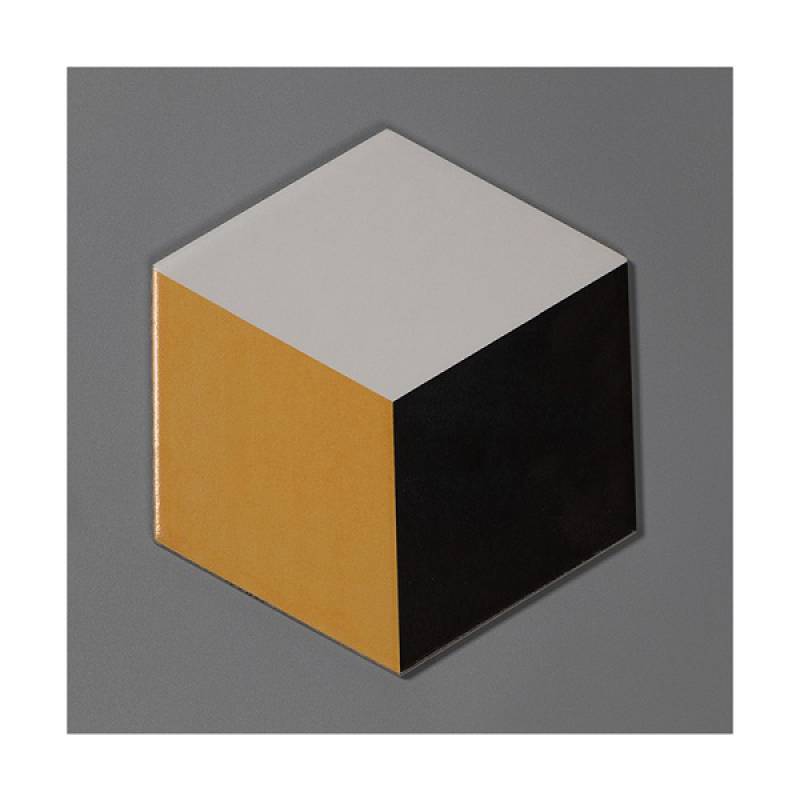 Gạch thẻ hình lục giác 3D ốp tường trang trí 115*200*230mm A022