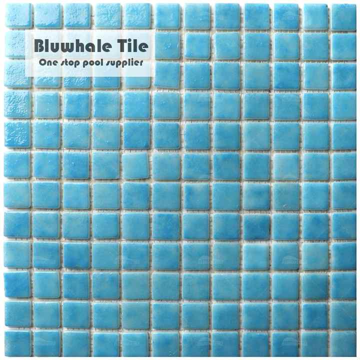 Gạch khảm mạ vàng sang trọng hiện đại Bluwhale cho bể bơi