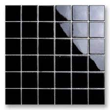 [GP-48057] Gạch Mosaic kính đen chip KT 48x48mm GP-48057