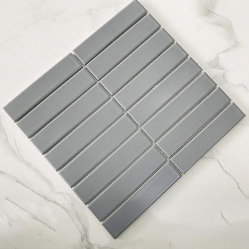 [Y33F822] Gạch Mosaic que xám KT 32x145mm mã Y33F822