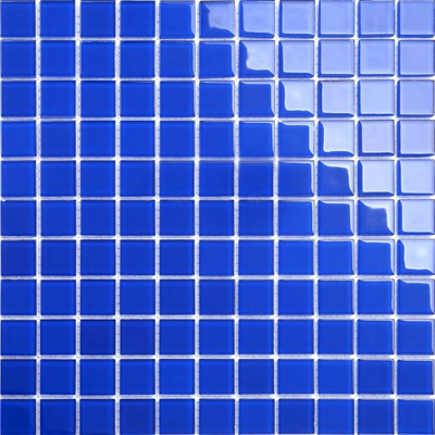 [DH26] Gạch Mosaic thủy tinh xanh đậm chíp KT 25x25mm mã DH26