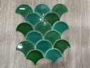 Gạch Mosaic vảy cá mix 3 màu mã 950781