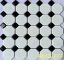 Gạch Mosaic Bát Giác Trắng Ô Nhỏ mã MHG 777