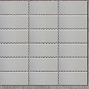 Gạch thẻ ốp tường màu trắng bóng 45x95mm 521