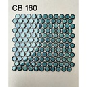 GẠCH MOSAIC CHẤM BI MÀU RÊU CB 160