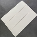 Gạch thẻ Việt Nam, Trắng kem bóng phẳng, KT 75x300 mm, FB00312P, Loại 1 (1 hộp/ 50 viên/ 1.125m2)
