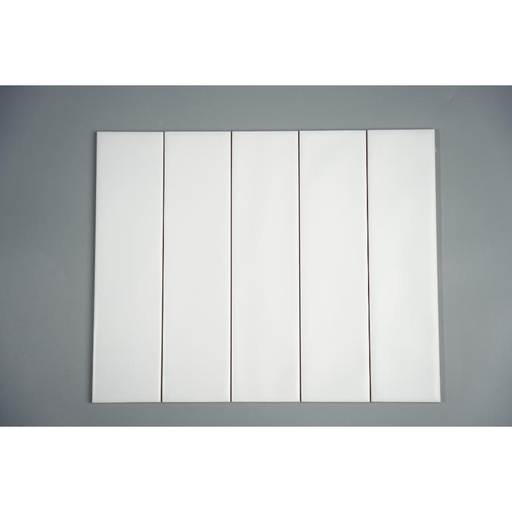 [FWH0312M] Gạch thẻ Việt Nam KT 75x300mm Trắng mờ lượn mặt, FWH0312M (loại 1)