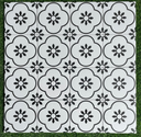 Gạch Bông Trung Quốc, men mờ xương porcelain, KT 200x200, KL-2006 (1 hộp/25 viên/1m2)