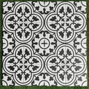 Gạch Bông Trung Quốc, men mờ xương porcelain, KT 200x200, KL-2008 (1 hộp/25 viên/1m2)