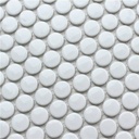 Gạch mosaic trang trí bi tròn trắng 28EB-01