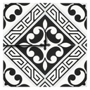 Gạch bông Trung Quốc, men mờ xương porcelain, KT 200x200mm, DC216 (1 hộp/25 viên/1m2) (BD trắng)