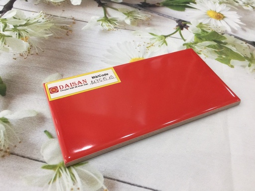 [DSH-M751510] Gạch thẻ đỏ bóng phẳng KT 75x150mm NGT_M751510