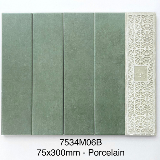 [DSH-MD7534M06B] Gạch thẻ porcelain 75x300mm mã MD7534M06B
