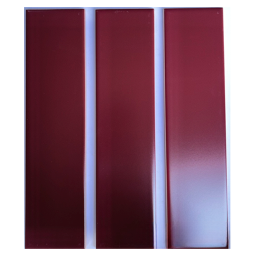 [DSH-75317M] Gạch Thẻ 75x300mm Đỏ Mờ Phẳng 75317M
