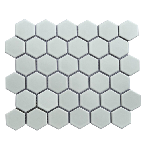 [DSH-5601M] Gạch Mosaic Lục Giác Trắng Mờ 5601M