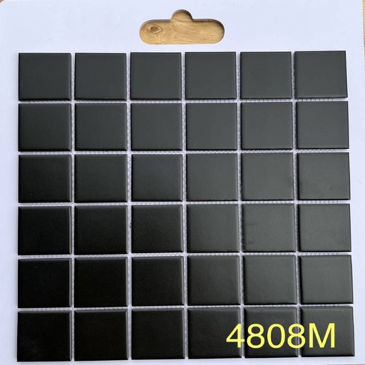 [DSH-4808M] Gạch Mosaic gốm trắng 48x48mm 4808M