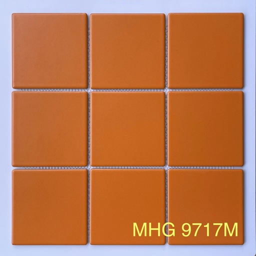 [DSH-9171M] Gạch Mosaic gốm 97x97mm cam mờ MHG 9171M