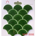 Gạch Mosaic Vảy Cá Rạn 2 lớp  MHF 8998