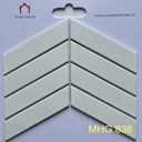 Gạch Mosaic Xương Cá Màu Trắng