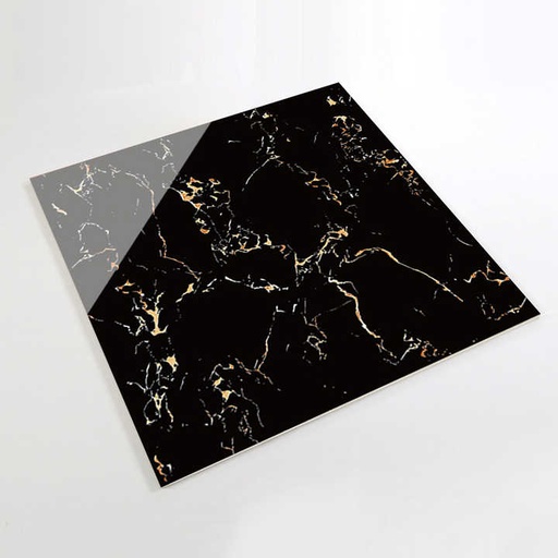 [106832603955] Gạch men đen vàng 600x600mm cao cấp
