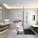 Gạch ốp tường cẩm thạch trắng Centurymosaic 18x18 inch
